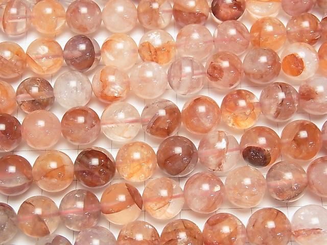 紅赤鐵礦石 AAA - 圓珠 12mm 半串或一串珠(約 15 英寸/36 公分)