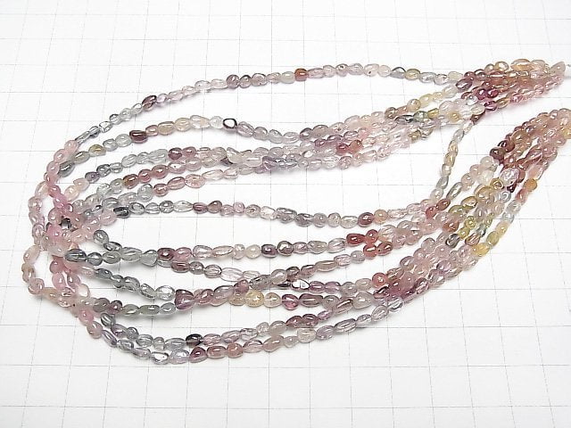 Hochwertig Multicolor Spinell AA++ Nugget halb oder 1strang Perlen (ca. 15 Zoll/38 cm)