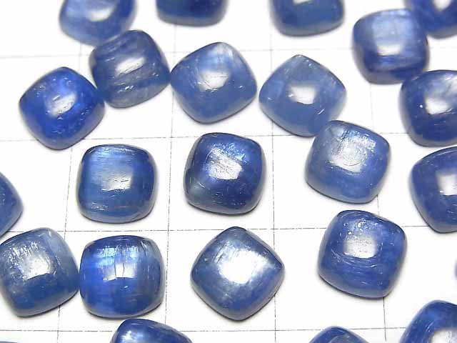 藍晶石 AAA 方形素面 8x8mm 2顆