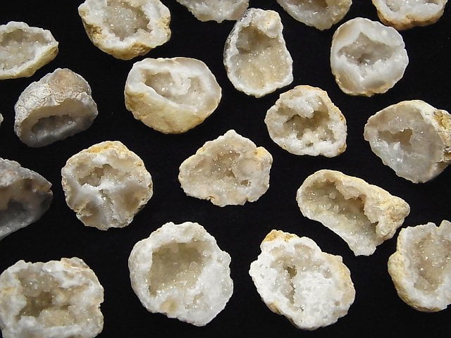 Agat-Geode (Druzy-Quarz) 3Stück