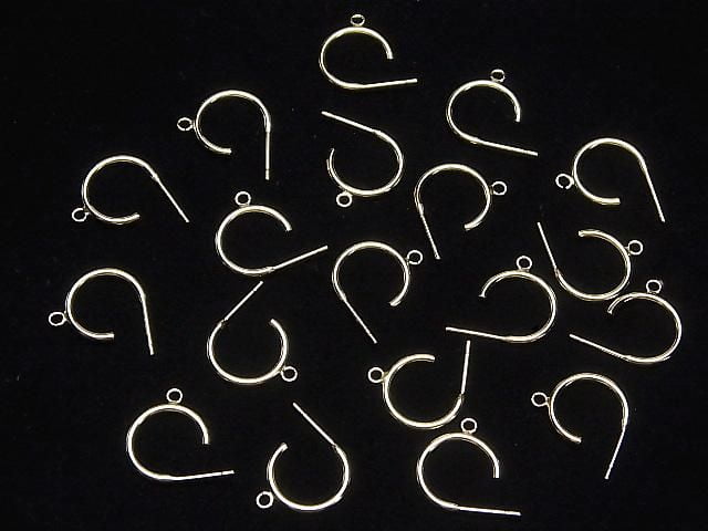 14KGF Earstuds Earrings 17x12mm 1pair