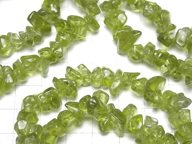 Peridot AA+ Chips (kleine Nugget) Armband