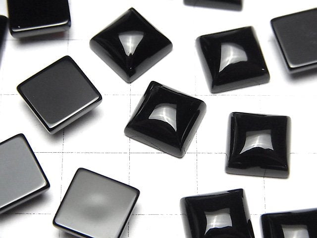 方型縞瑪瑙AAA蛋面 10x10mm 5顆/份