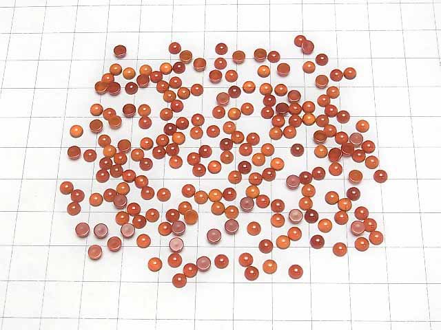 Carnelian AAA Round Cabochon 4x4mm 10pcs
