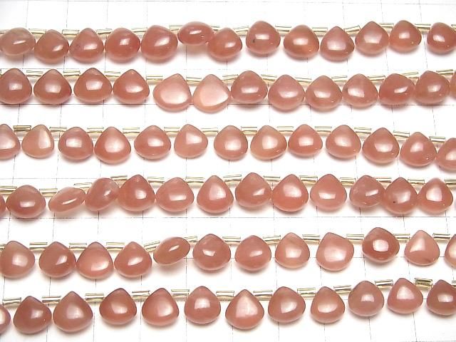 Peruanischer Rhodochrosit AAA- Kastanie (Glatt) halbe oder 1 Strang Perlen (ca. 7 Zoll/18 cm)