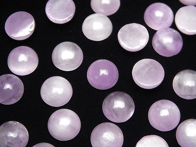 Nigeria Kunzit Rund Cabochon 10x10mm 1Stück