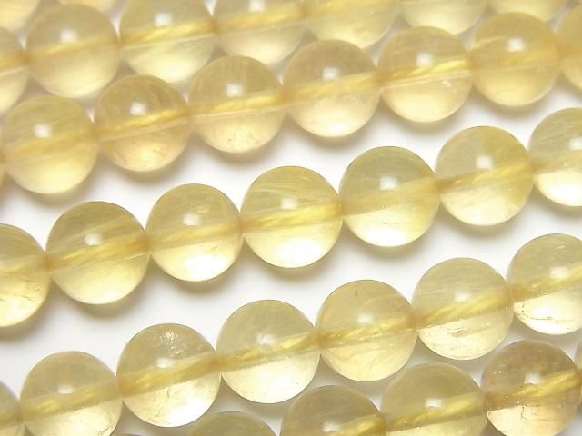金色螢石AA++圓珠8mm半串或一串 (約15英吋/36公分)