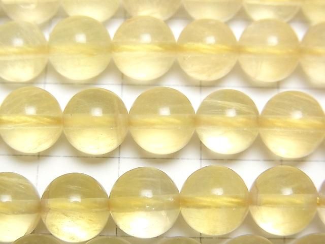 金色螢石AA++圓珠8mm半串或一串 (約15英吋/36公分)
