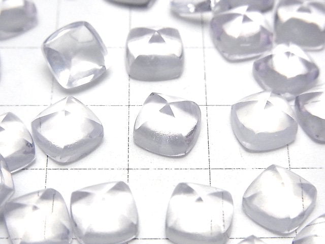 高品質斜硅鈣石 AA++ 糖塊式切割 8x8mm 2顆