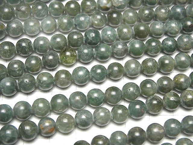 Grüner Apatit A++ Rund 8mm 1strang Perlen (ca. 15 Zoll/37 cm)