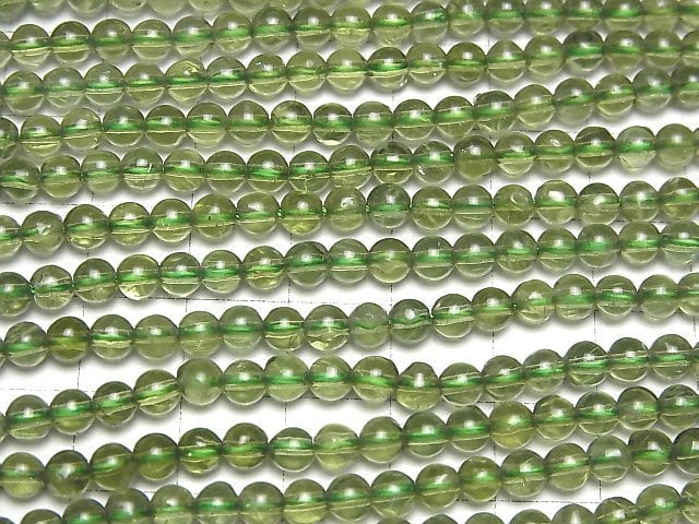 Grüner Apatit AA++ Rund 4,5mm 1 Strang Perlen (ca. 15 Zoll/37 cm)