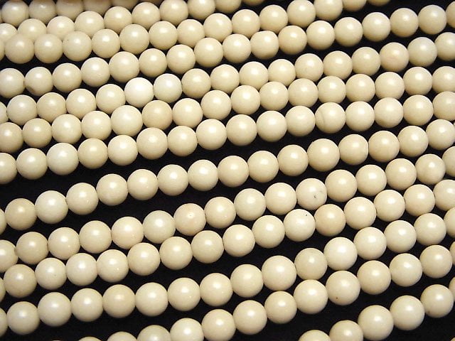 Riverstone Round 4.5mm 1strand beads (aprx.14inch/35cm)