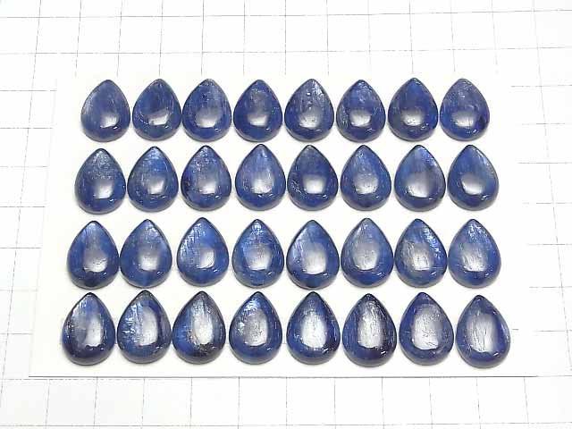 Hochwertiger Kyanit AAA Tropfenform Cabochon 16x12mm 1Stück