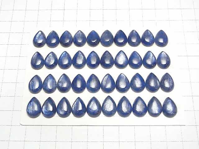 Hochwertiger Kyanit AAA Tropfenform Cabochon 14x10mm 1Stück