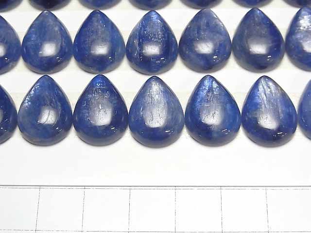 高品質藍晶石 AAA 梨形素面切割 18x13mm 1顆