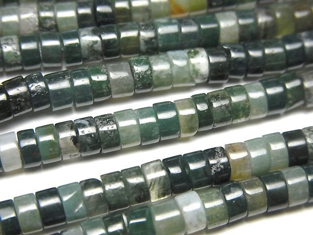 Agate, Roundel Gemstone Beads