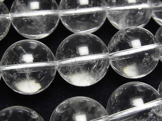 水晶石英 AA++ 圓珠 18毫米 半串或1串珠子(約15英吋/36公分)