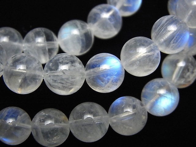 彩虹月光石 AAA 圓珠 8mm-8.5mm 手鍊