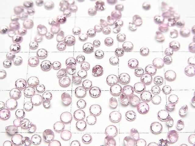Hochwertiger rosa Spinell AAA Lose Stein Rund Facettiert 2-2,5mm 5 Stück