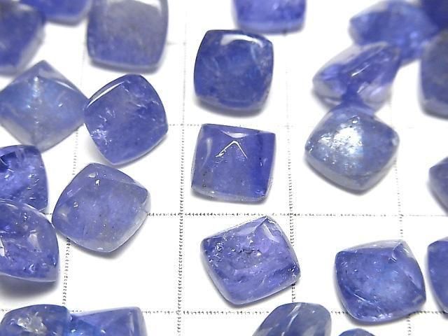 高品質坦桑石 AAA - 麵包糖形切割 8x8mm 1顆