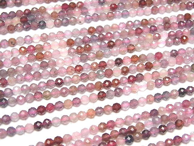 High Quality! Multicolor Spinel AA++ Faceted Round 4mm half or 1strand beads (aprx.15inch/36cm)