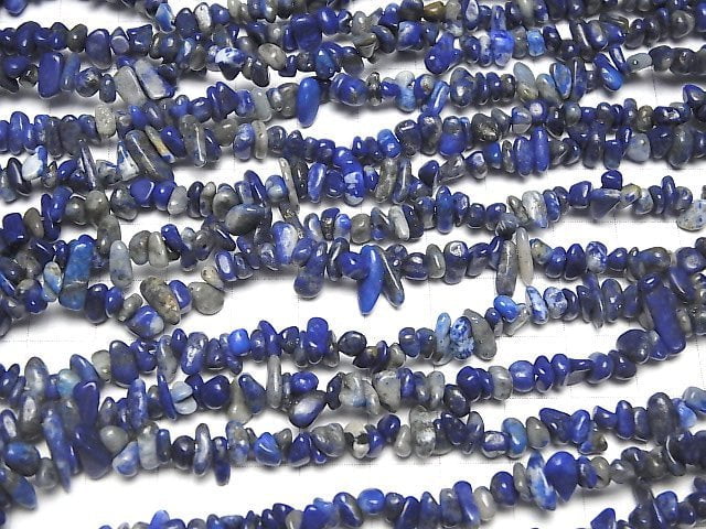 Lapislazuli AA+ Chips (kleine Nugget) 1 Strang Perlen (ca. 31 Zoll/78 cm)