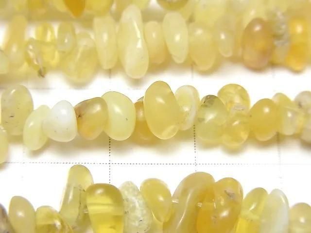 Pépites d'opale jaune (petites pépites) 1 fil de perles (environ 84 cm)