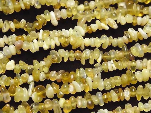 Pépites d'opale jaune (petites pépites) 1 fil de perles (environ 84 cm)