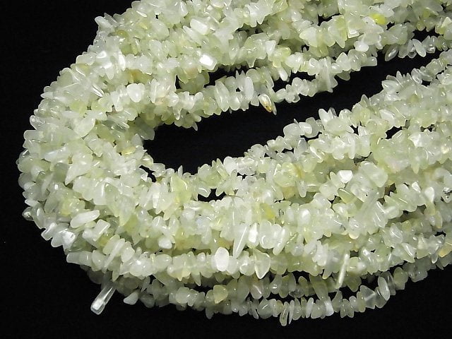 Nephrit Chips (kleine Nugget) 1 Strang Perlen (ca. 31 Zoll/78 cm)