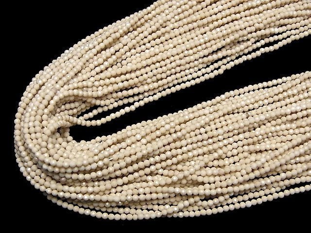 High Quality! Riverstone Faceted Round 2mm 1strand beads (aprx.15inch/38cm)