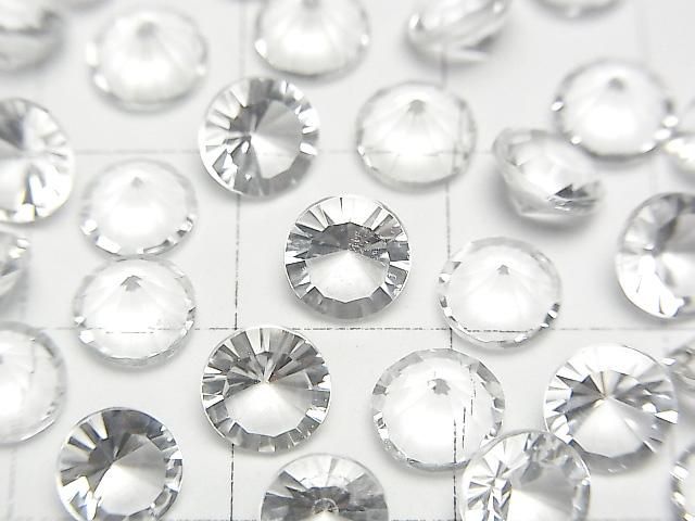 High Quality Crystal AAA Loose Stone Round Concave Cut 6x6mm 5pcs