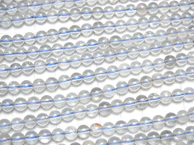 Natürlicher weißer Topas AA++ runde 6mm halbe oder 1strang Perlen (ca. 15 Zoll/36 cm)