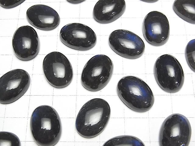 黑拉長石 AA+ 橢圓素面 18x13mm 1顆
