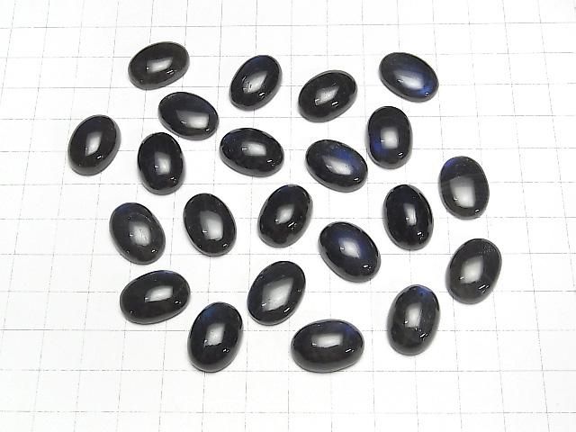 黑拉長石 AA+ 橢圓素面 18x13mm 1顆