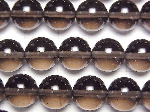 墨西哥黑冰曜石 AAA 圓形 10mm 1串珠子 (約15英吋/37公分)