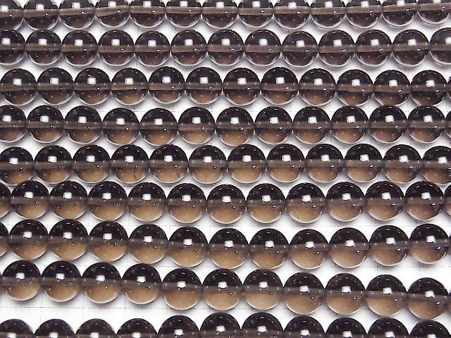 Mexiko Schwarzes Eis-Obsidian AAA Rund 10mm 1 Strang Perlen (ca. 15 Zoll/37 cm)