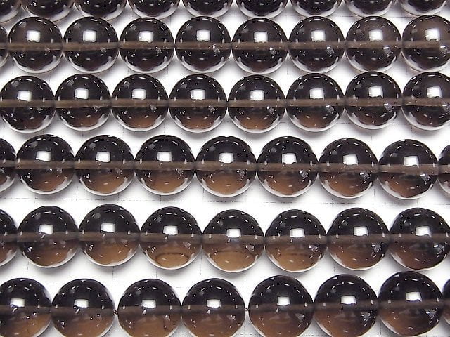 Mexiko Schwarzes Eis-Obsidian AAA Rund 14mm halb oder 1 Strang Perlen (ca. 15 Zoll/37 cm)
