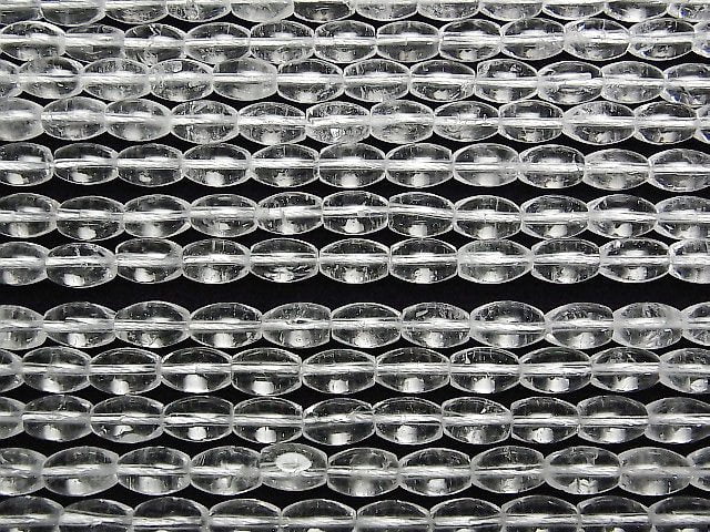 Kristall AA++ Reis 10x7x7mm 1Strang Perlen (ca. 15 Zoll/37 cm)
