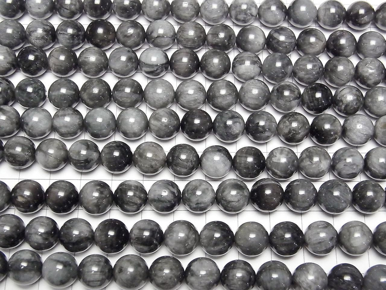 Œil de tigre AA+ rond 10,5mm perles demi-fil ou 1 fil (env. 38cm)