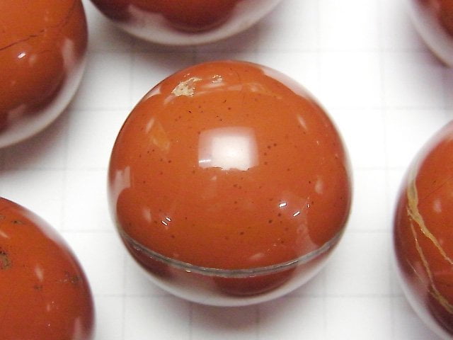 紅碧玉球,圓形 34-37毫米 1個
