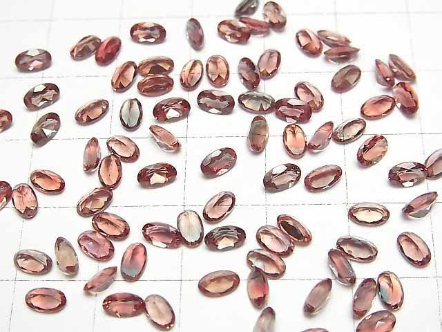 Hochwertiger Andesin AAA lose Stein oval facettiert 5x3mm 2 Stück