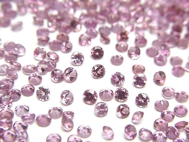 高品質馬來亞石榴石 AAA 刻面圓形裸石 2.5x2.5毫米 10顆