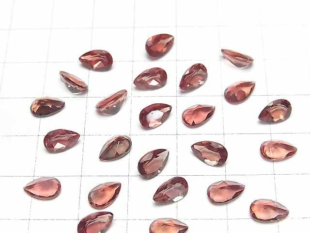 Hochwertiger Andesin AAA loser Stein, birnenförmig, facettiert, 8x5mm, 1 Stück