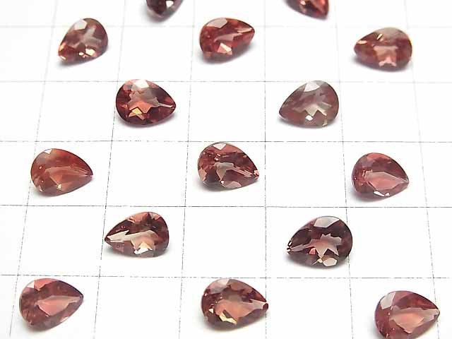 Hochwertiger Andesin AAA loser Stein, birnenförmig, facettiert, 8x6mm, 1 Stück