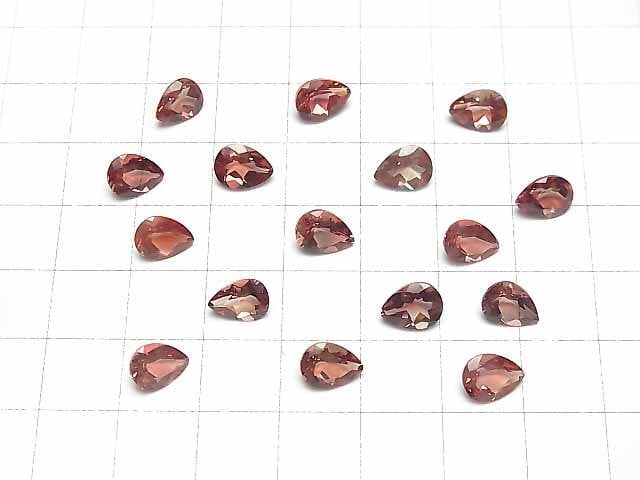 Hochwertiger Andesin AAA loser Stein, birnenförmig, facettiert, 8x6mm, 1 Stück