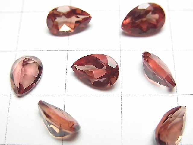 高品質安山石 AAA 梨形刻面裸石 9x6mm 1顆