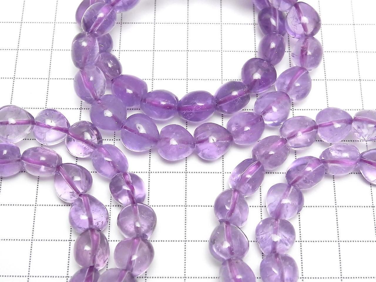 Améthyste AA++ Cœur à Trou Vertical 10x10x8mm Bracelet