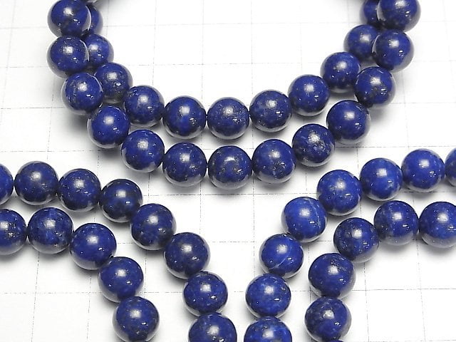 Lapislazuli AA++ Rund 8.5mm Armband