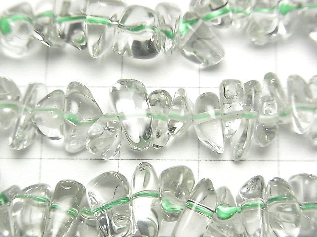 綠色紫水晶 AAA - 碎石 (小塊狀) 1串珠子 (約15英吋/38公分)