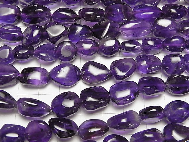 Amethyst AA+ Nugget 1Strang Perlen (ca. 15 Zoll/37 cm)